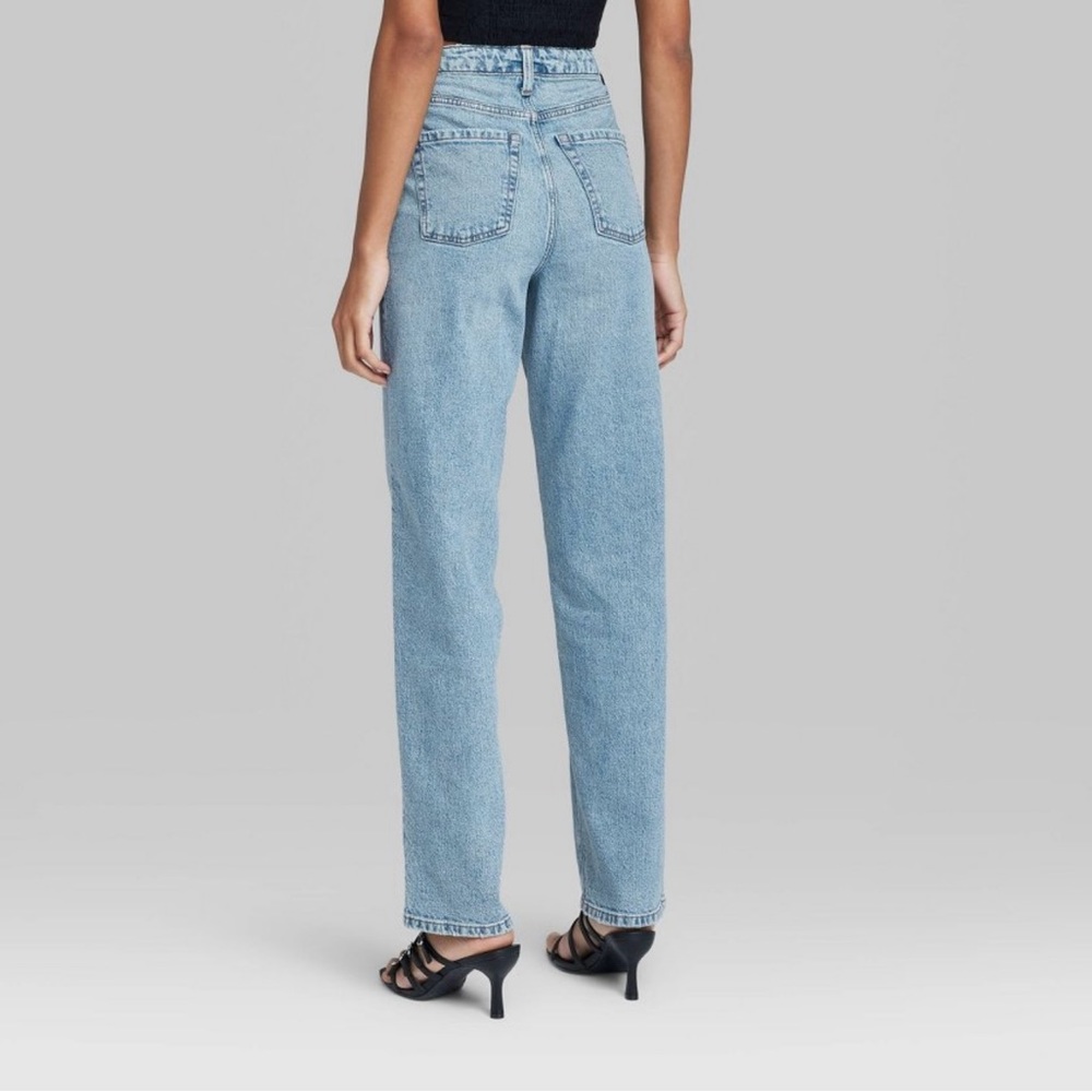 Women's High-Rise Straight Jeans - Wild
Fable™ Medium Wash Size 4 - Picture 3 of 3
